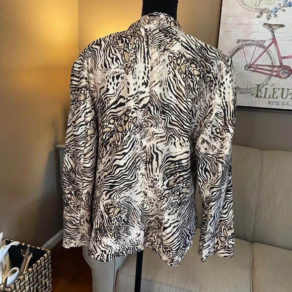 Chico's Style Jacket, sz XL or (C. sz 3) - Picture 5 of 10